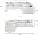 Terra Condo Modular Sectional (Classic L - Cream Livesmart Fabric)