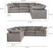 Terra Condo Modular Sectional (Classic L - Light Grey Livesmart Fabric)