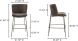 Early Bar Stool (Dark Brown)