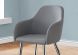 Paisley Dining Chair (Set of 2 - Grey & Chrome Legs)