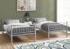 Janet Bunk Bed (Twin -Silver)