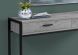 Daugai Console Table (Grey with Black Base)