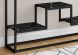 Alegas Console Table (Black Marble)