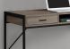 Andale Computer Desk (Dark Taupe)