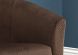 Shiville Accent Chair and Ottoman (Brown Quilted Fabric)