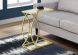 Nemenci Accent Table (Mirror and Gold)