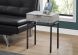 Salan End Table (Grey Cement with Black Base)