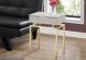 Salan End Table (Beige Marble with Gold Base)