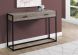 Daugai Console Table (Dark Taupe with Black Base)
