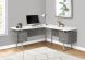 Addester Desk (White & Concrete)