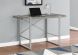 Blodon Desk (Grey Concrete & Silver)