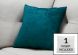Talo Pillow (Turquoise Brushed Velvet)