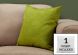 Oraver Pillow (Lime Green Feathered Velvet)