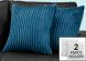 Shago Pillow (Set of 2 - Blue Ultra Soft Ribbed)