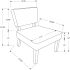 Shako Accent Chair (Light Grey)