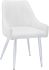 Stirling Dining Chair (Set of 2 - White & Chrome Legs)