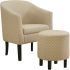 Quba Accent Chairs (Set of 2 - Light Yellow)