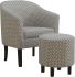 Quba Accent Chairs (Set of 2 - Dark Grey)