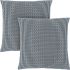 Gine Pillow (Set of 2 - Dark Blue Abstract)