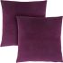 Oraver Pillow (Set of 2 - Purple Diamond Velvet)