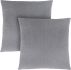 Oraver Pillow (Set of 2 - Silver Diamond Velvet)