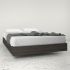 Nexera Full Size Platform Bed (Ebony)