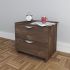 Nocce 2-Drawer Night Stand (Truffle)