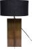 Joline Table Lamp (Black with Brass Base)