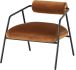 Cyrus Occasional Chair (Rust with Black Frame)