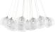 Aura Pendant Light (Clear with Silver Fixture)