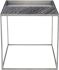 Corbett Side Table (Black and Brushed Stainless)