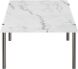Sussur Coffee Table (White with Graphite Base)