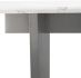 Aiden Dining Table (Short - White with Graphite Legs)