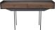 Egon Console Table (Walnut with Bronze Base)