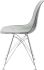 Stylus Dining Chair (Grey with Silver Frame)
