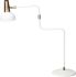 Emmett Table Lamp (White with Antique Brass Body)
