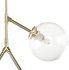 Atom 3 Pendant Light (Clear with Gold Fixture)