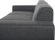 Bryce Triple Seat Sofa (Storm Grey with Silver Legs)