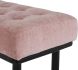 Arlo Occasional Bench (Dusty Rose with Black Legs)