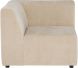 Parla Modular Sofa (1 Seat Corner - Almond with Black Legs)