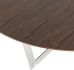 Dixon Coffee Table (Walnut with Silver Base)