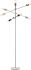 Byron Floor Lamp (Silver with White Base)