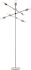 Byron Floor Lamp (Silver with White Base)