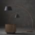 Annette Table Lamp (Black with Walnut Body)