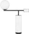 Justine Lamp (White Marble with Black Accent)
