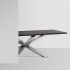 Couture Dining Table (Medium - Oxidized Grey Oak with Silver Base)
