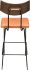 Soli Bar Stool (Caramel Leather with Seared Backrest)