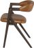 Anita Dining Chair (Desert Leather with Seared Frame)