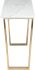 Catrine Console Table (White with Gold Legs)