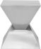 Giza Steel Side Table (Brushed - Silver)